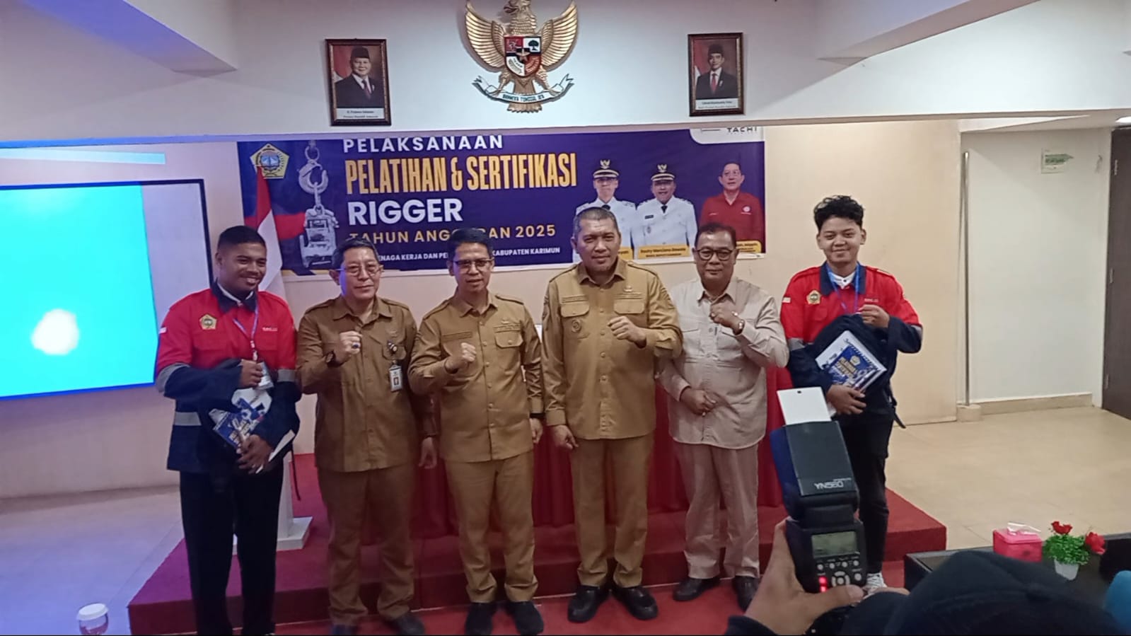 Disnakerperin Karimun : Pelatihan Rigger 2025 Dinas Tenaga Kerja dan Perindustrian Kabupaten Karimun