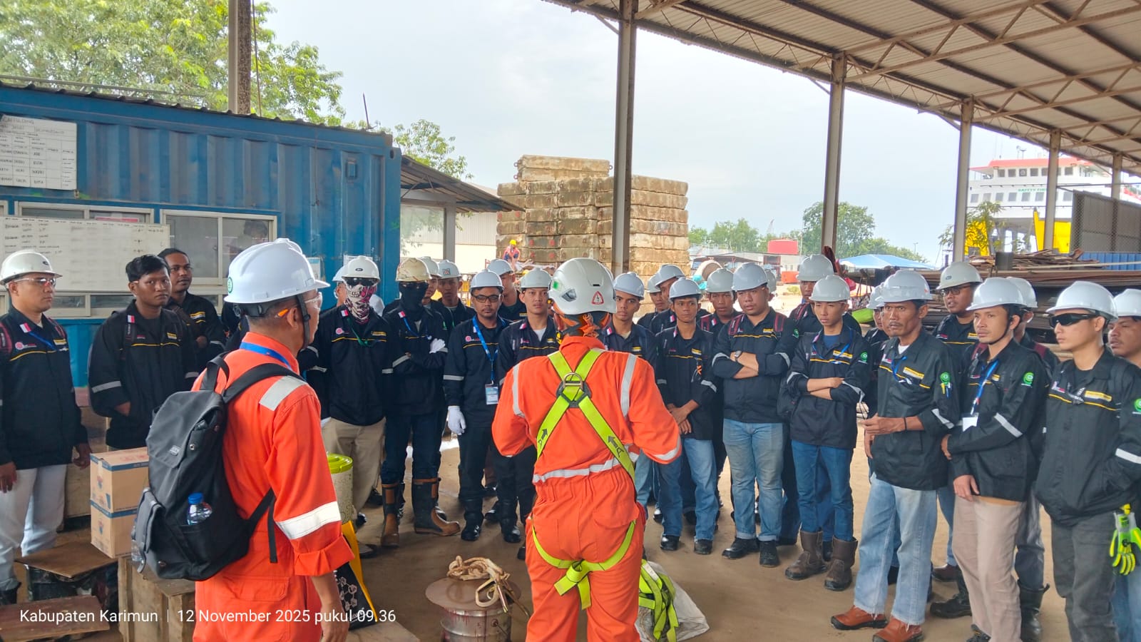 DISNAKERPRIND Karimun dorong SDM Berkualitas Lewat Pelatihan Scaffolding Tahun 2025